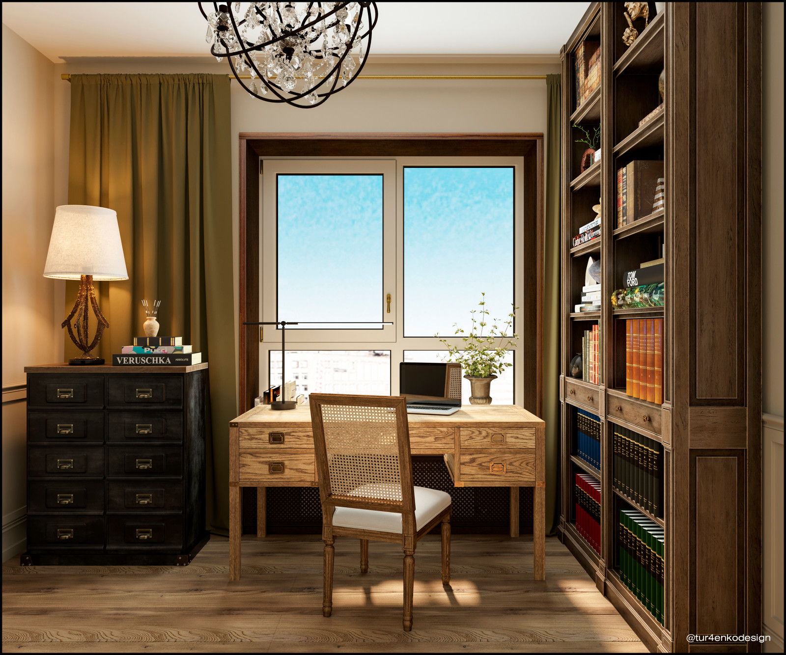 Дизайн 4хкомнатной квартиры в ЖК "Вестердам"