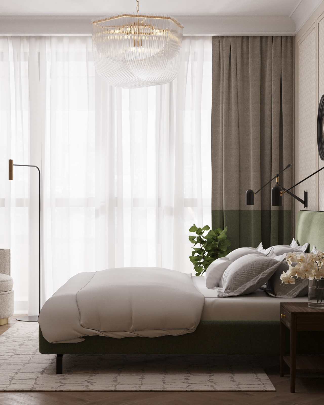 ЖК "Дом на Тишинке" Спальняспа