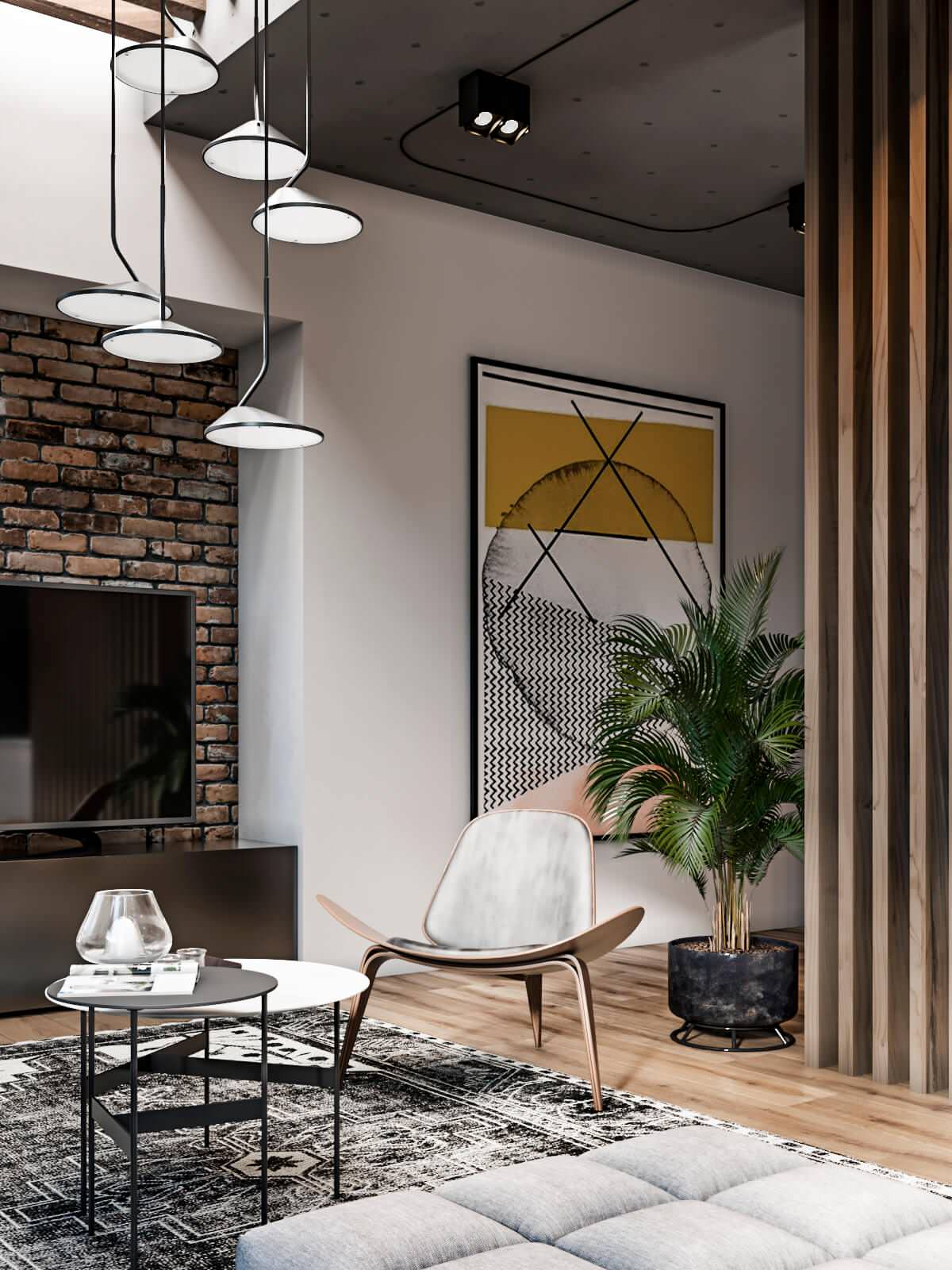 Лофт с этническим декором 360° VR