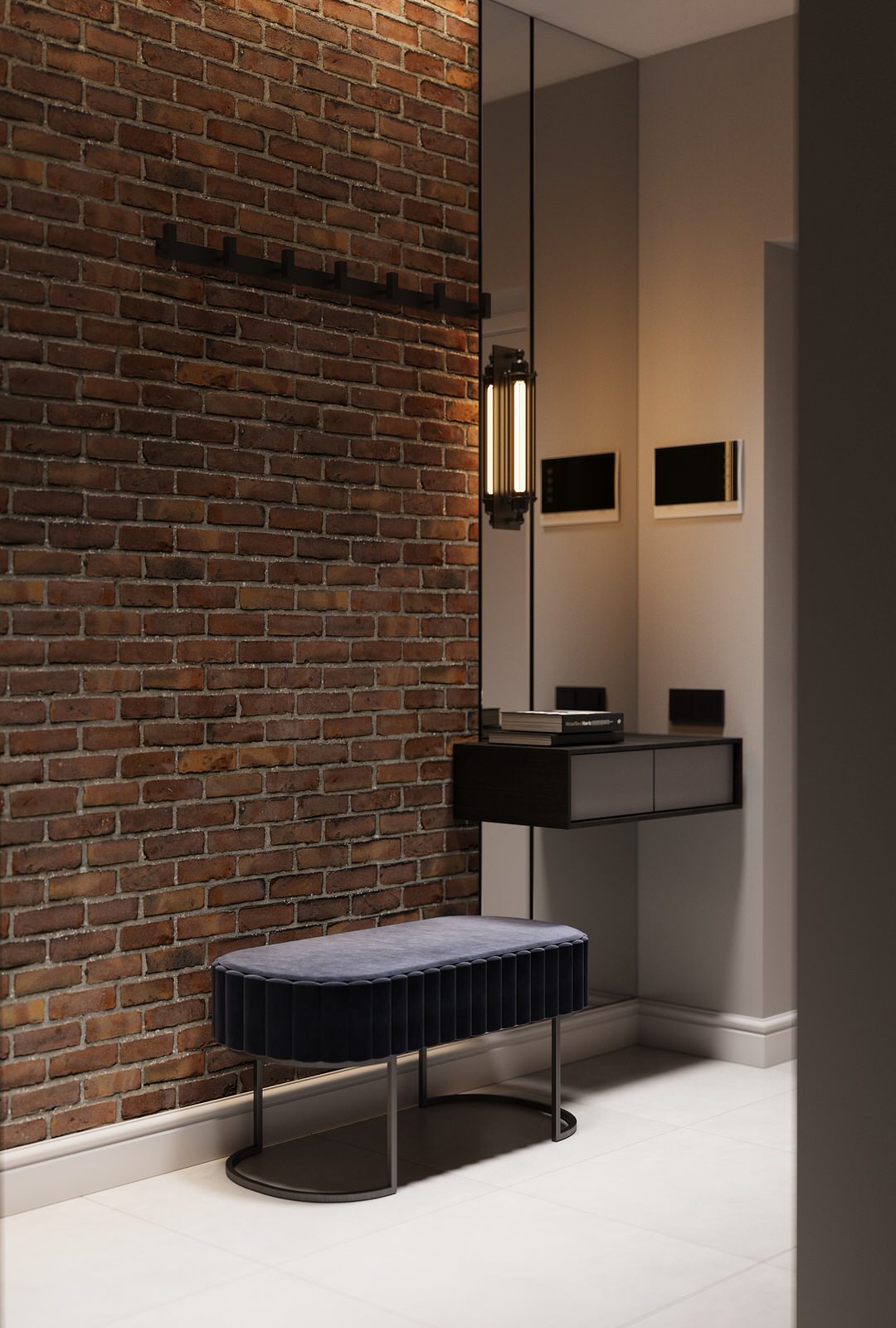 Дизайн-проект квартиры 60 кв.м в  стиле Петербургский Лофт