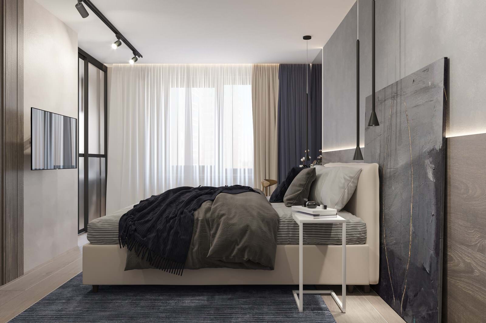 Проект двухкомнатной квартиры #urban_inspiration
