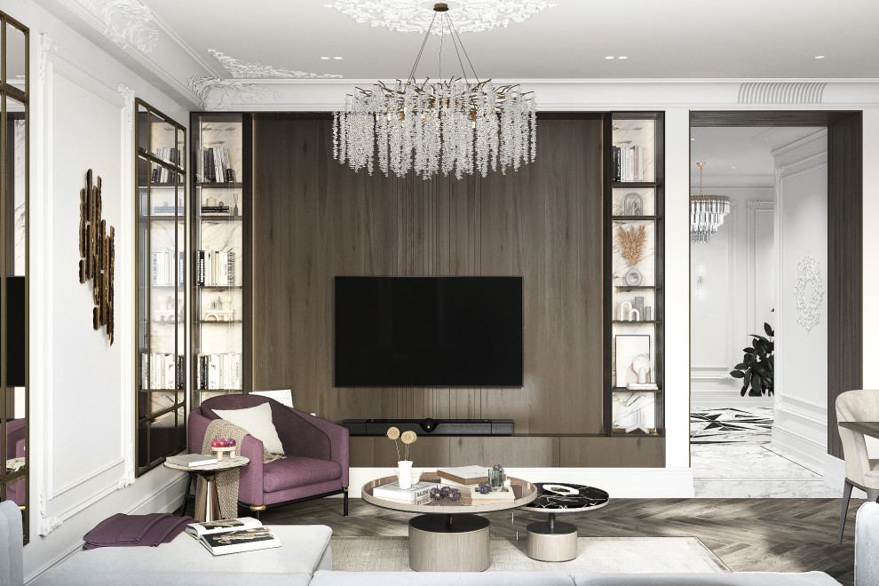 Драгоценная шкатулка, проект в стиле Арт-деко в ЖК Тихвин