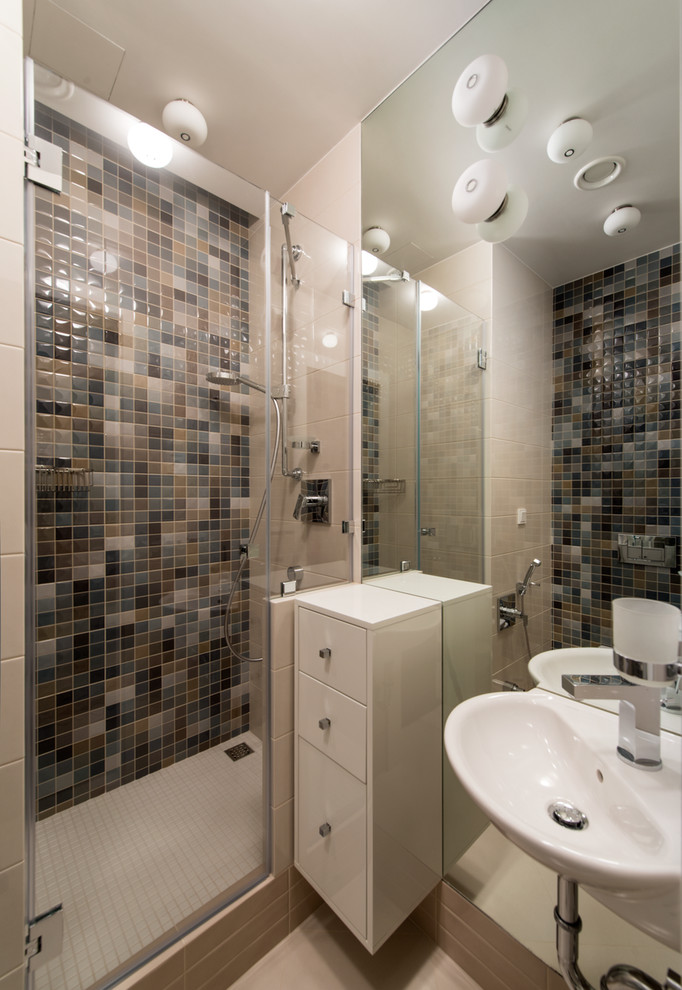 Гостевой санузел с входом их прихожей