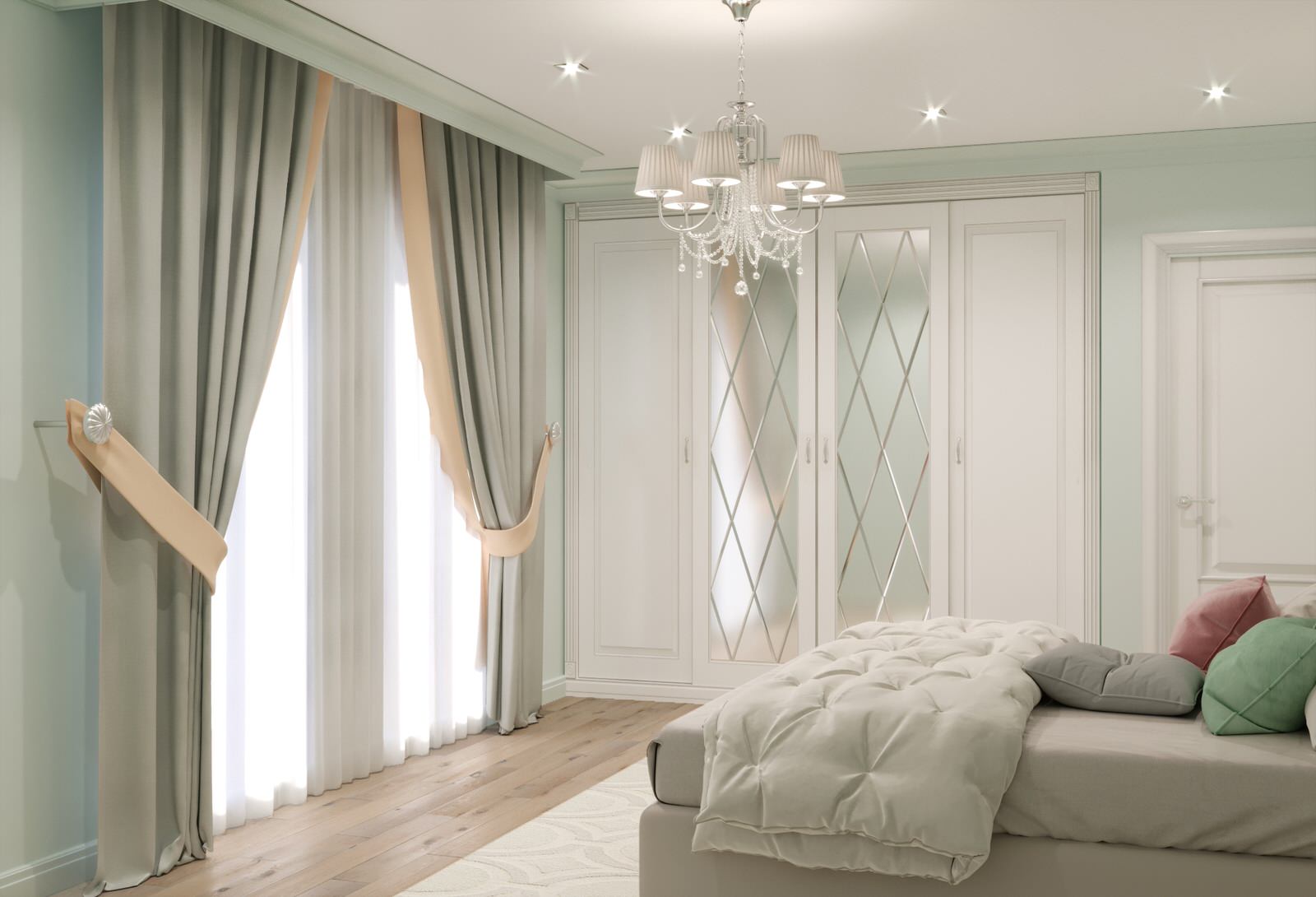 Дизайн проект дома в современном классическом стиле