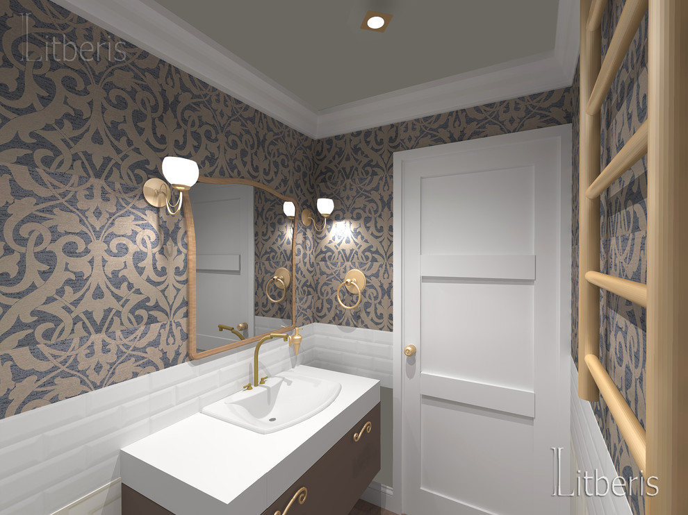 Обложка проекта: Современный светлый интерьер квартиры с элементами классики