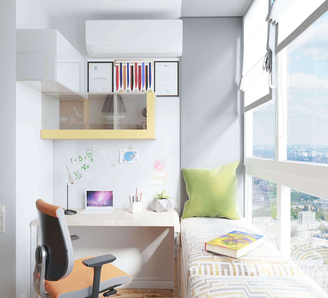 Детская комната для двух мальчиков "Лучезарный"