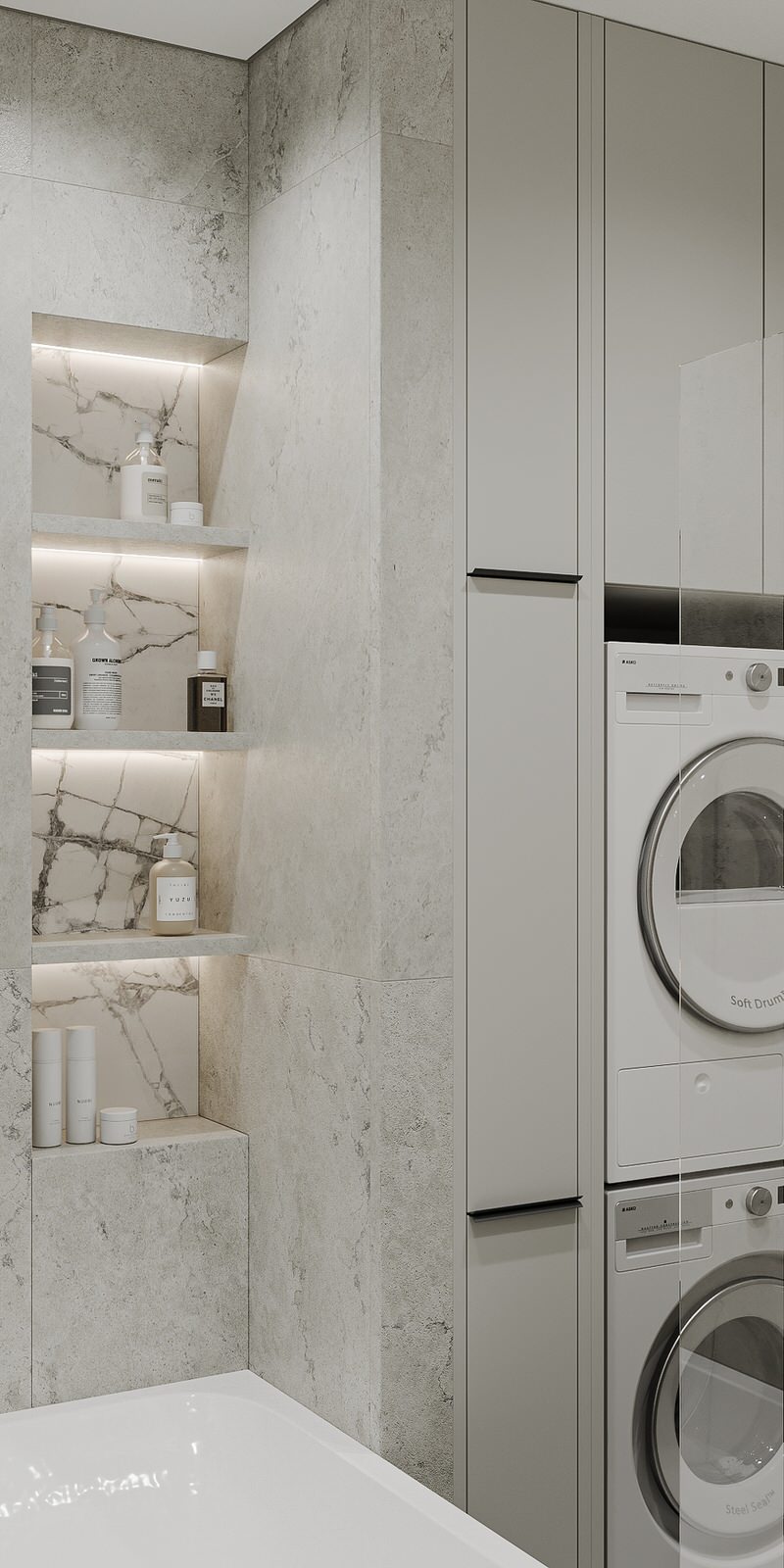 Интерьер квартиры в ЖК "Гармония"