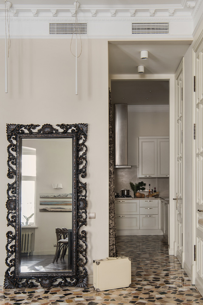 Кухня в "парижской" квартире на ул. Пречистенка