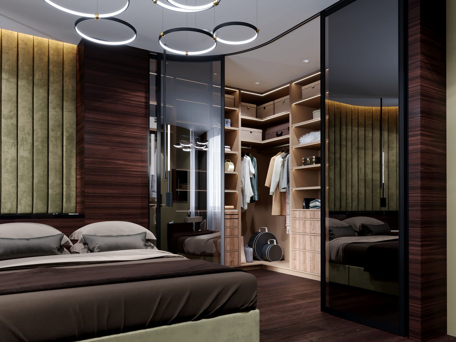 Спальня. ЖК "Мосфильмовский"