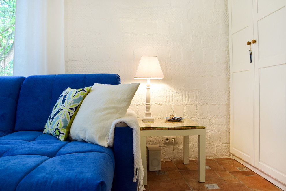 В гостях: Квартира в Москве в духе дома на греческих островах