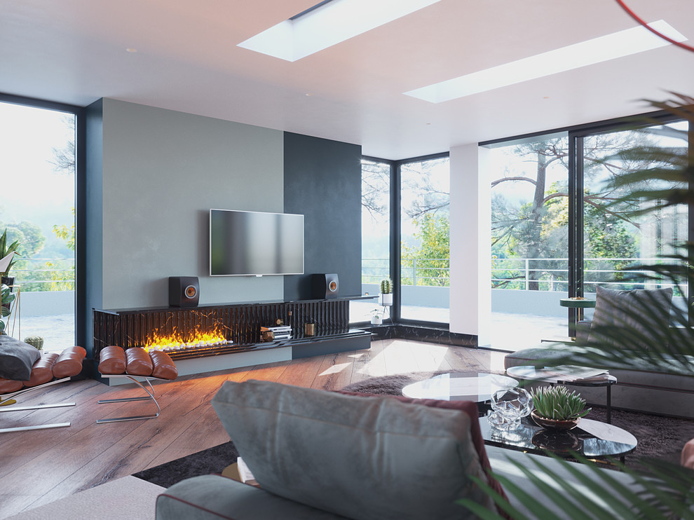 Дом на склоне. Гостиная