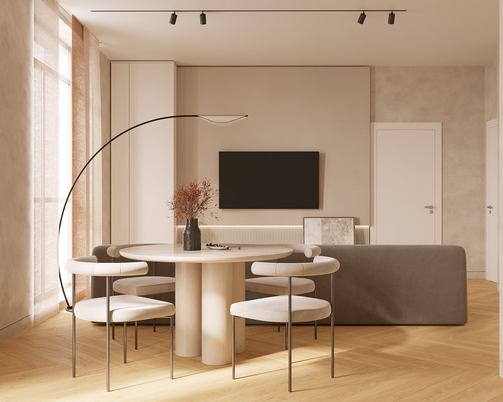 Обложка проекта: Кухня-гостиная