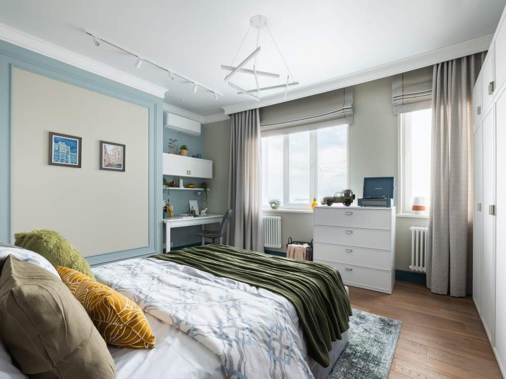 Реализация квартиры в стиле современная классика для семейной пары с ребенком