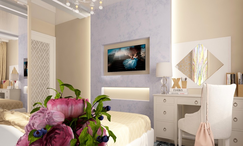 Обложка проекта: Уютная и теплая спальня для пожилой пары.