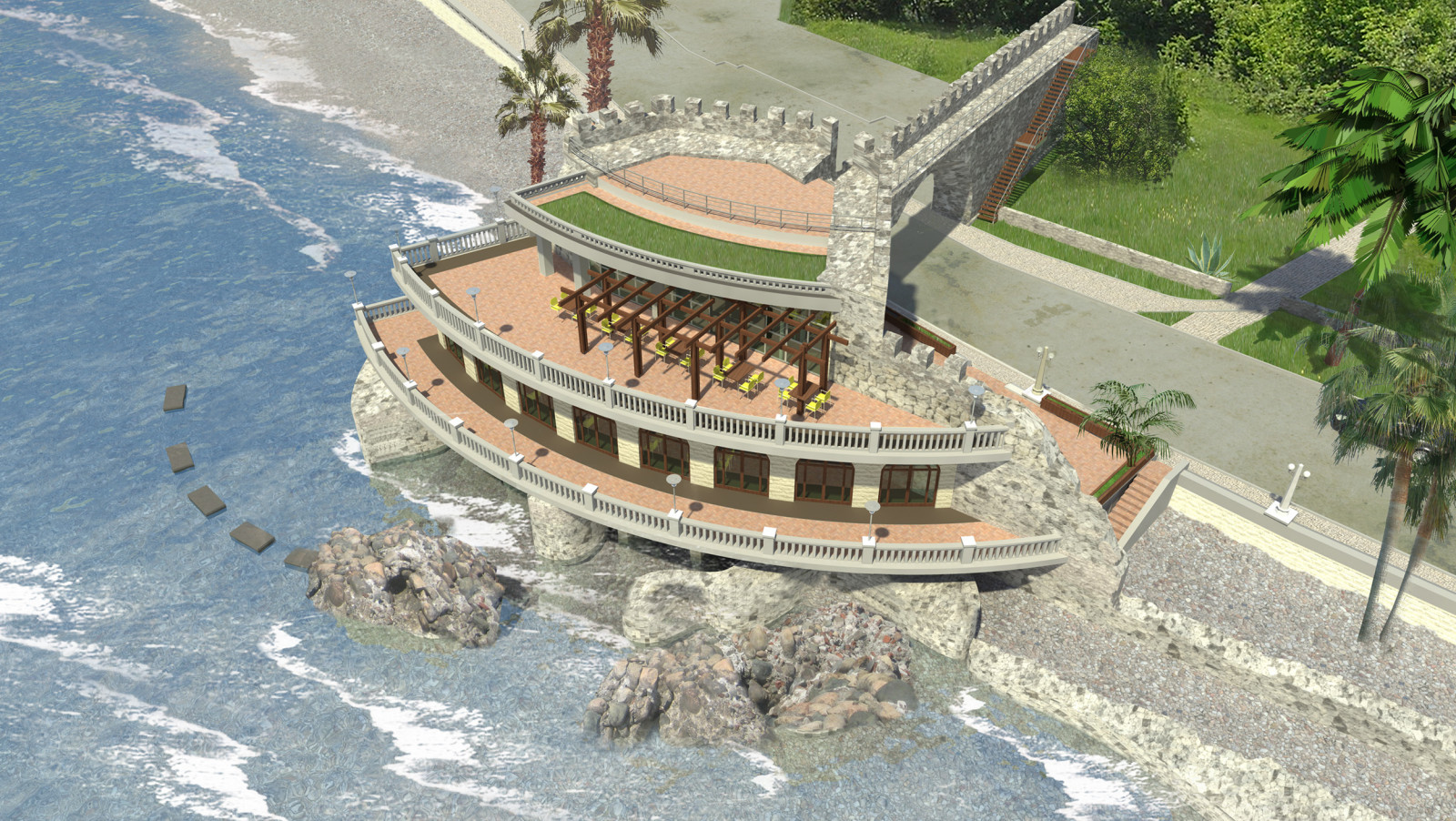 Реконструкция ресторана Диоскурия