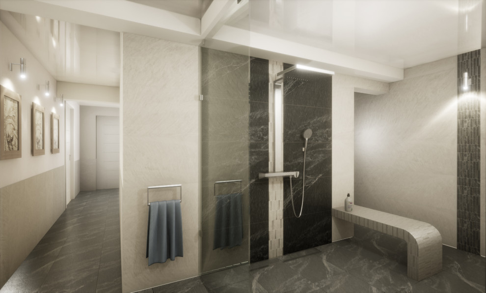 Душевая при сауне