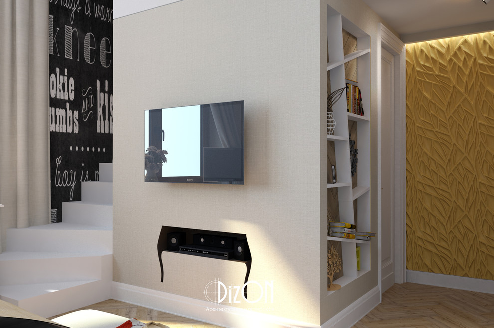 Комната девушки на мансарде