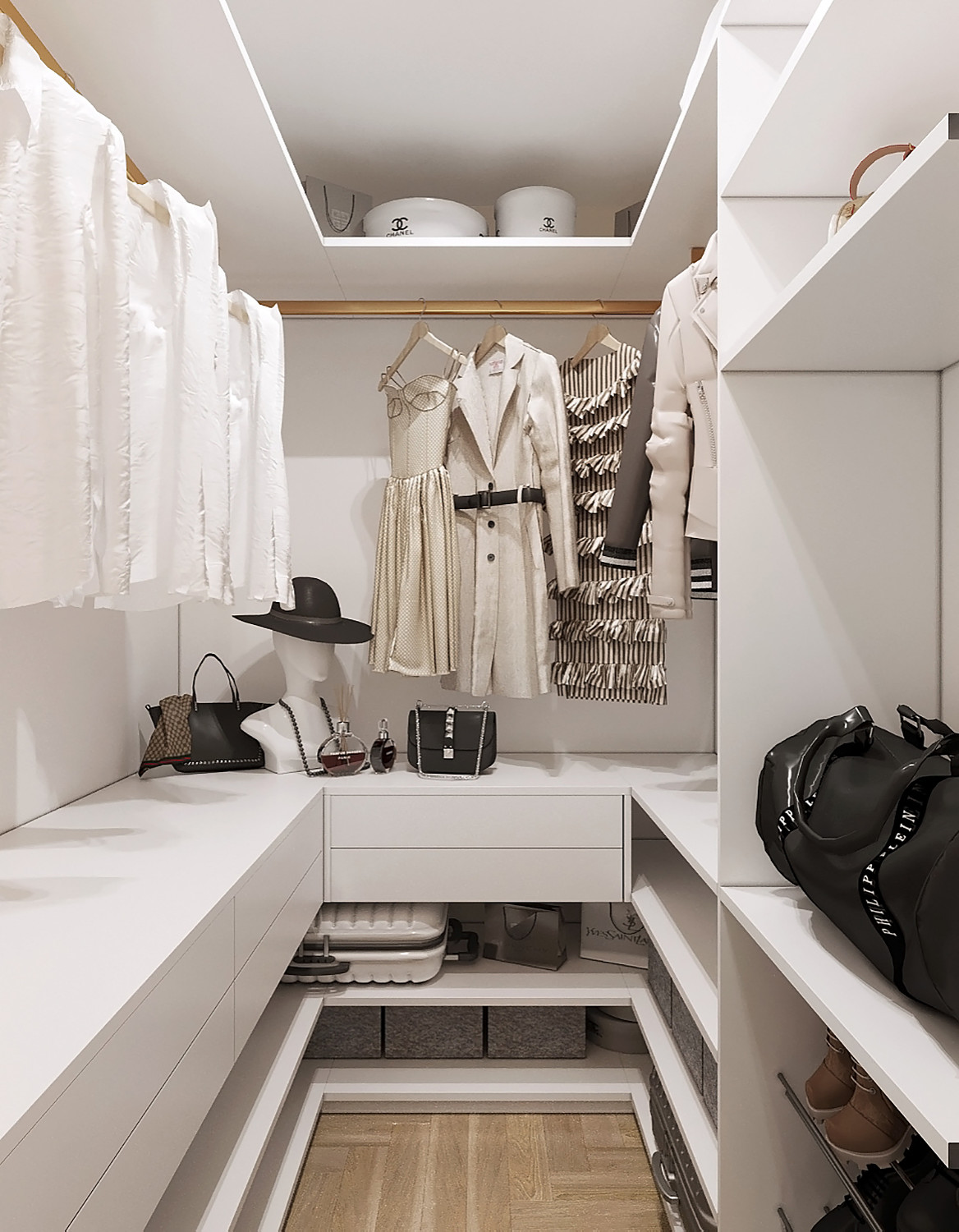 Квартира в ЖК “Leningrad”, который был выполнен для молодой пары.