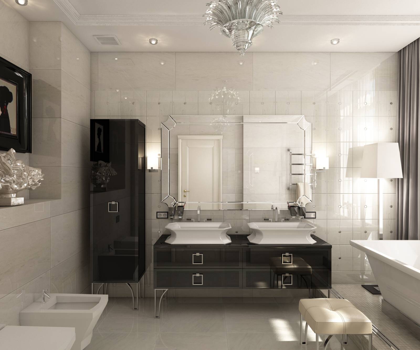 двухуровневая квартира "С видом на город"