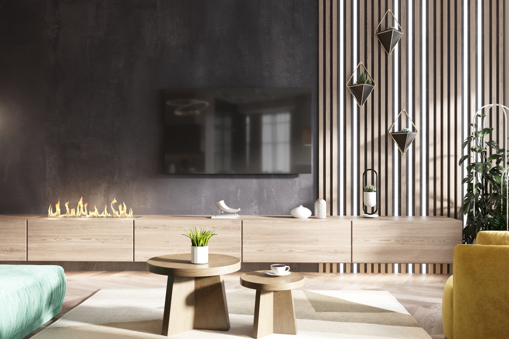 Дизайн интерьера квартиры в современном стиле в ЖК Леонтьевский мыс