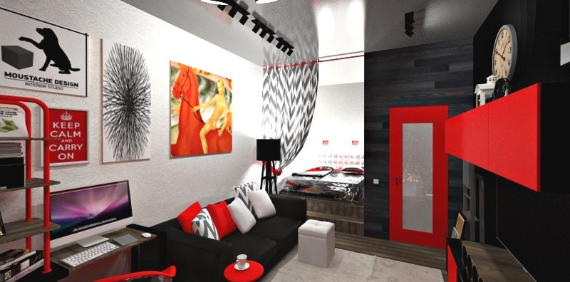 Двухуровневая квартира в купеческом доме