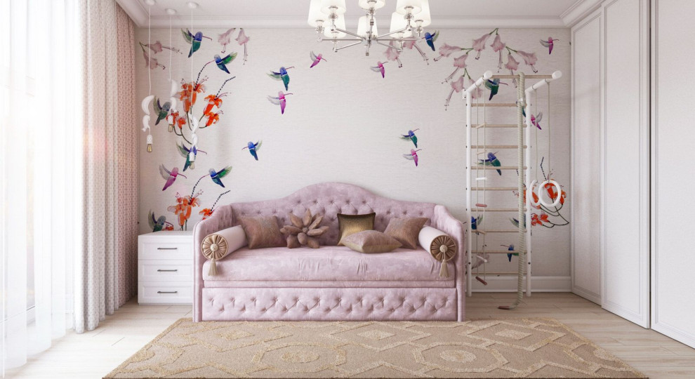 Дизайн интерьера квартиры в светлых тонах в ЖК ''Фили Сити''