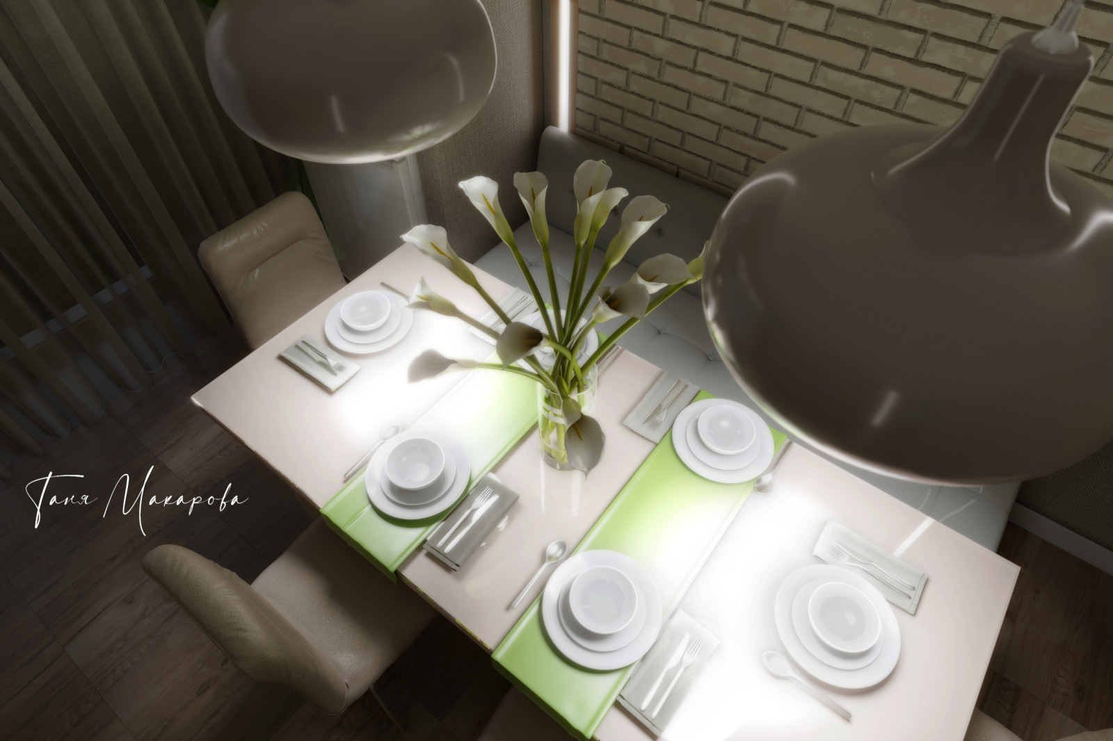 Обложка проекта: Гостевая спальня Морская