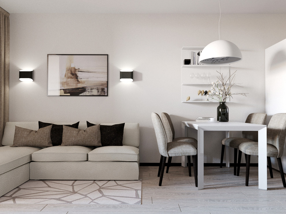 Кухня/гостиная с балконом