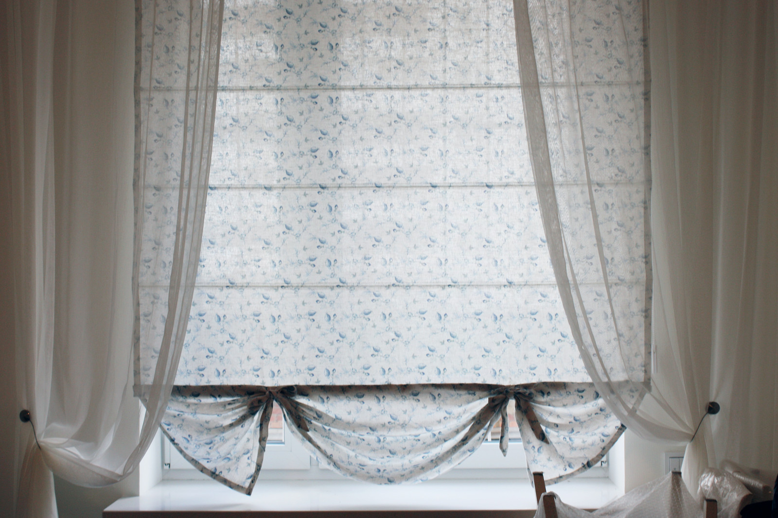 Римские шторы в интерьере