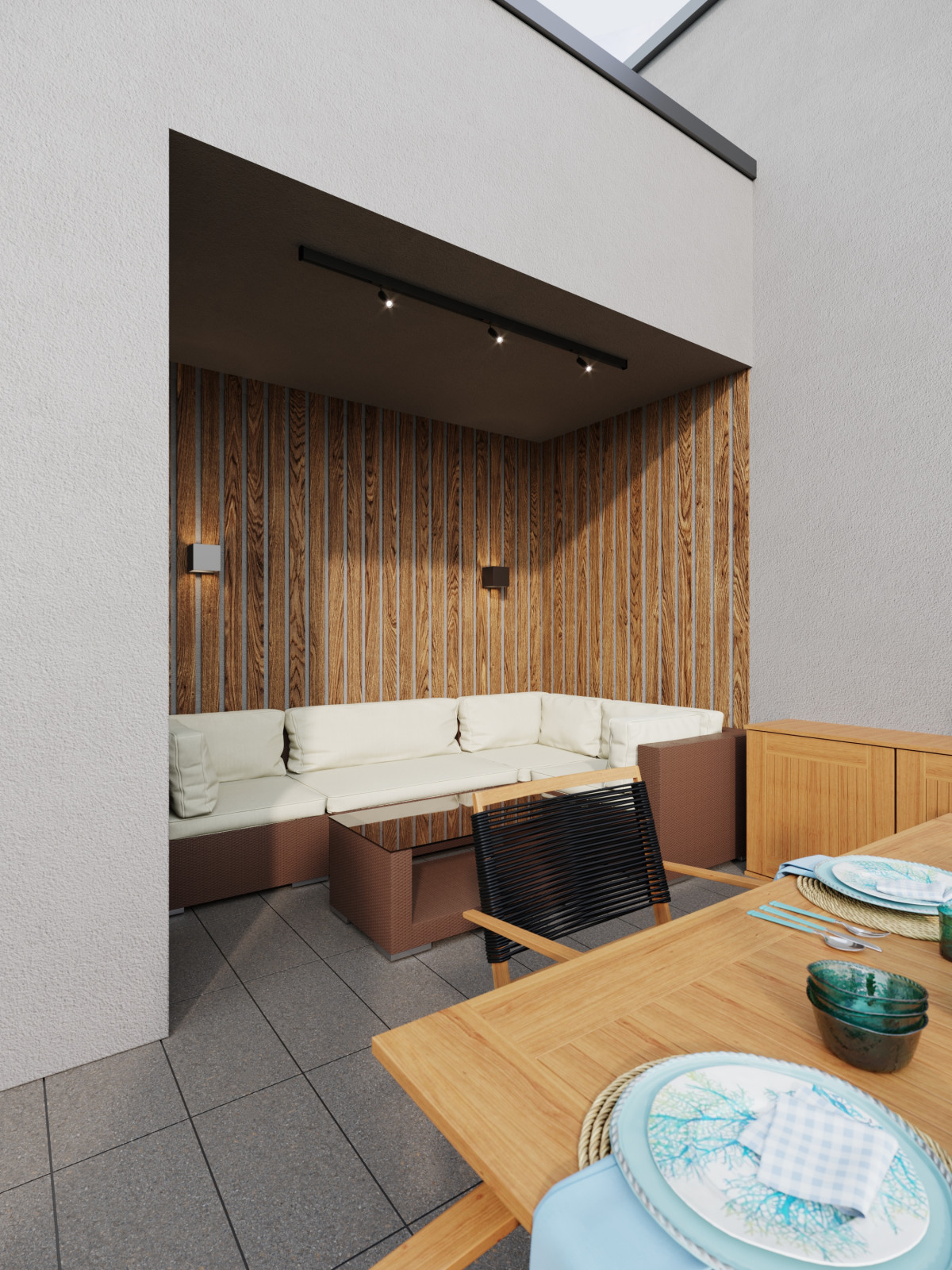 Двухуровневая квартира с террасой