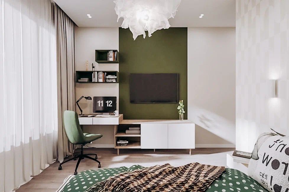 Планировка 3-х комнатной квартиры в современном стиле