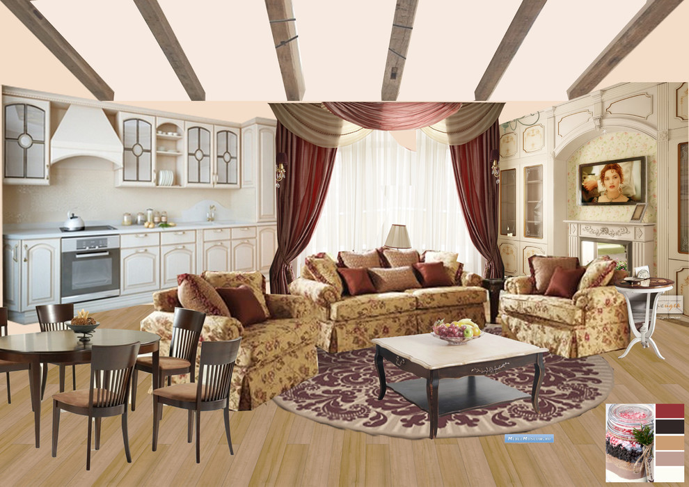 гостиная-кухня 5