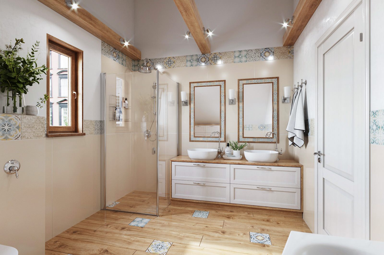 Проект ванной комнаты в Швейцарии