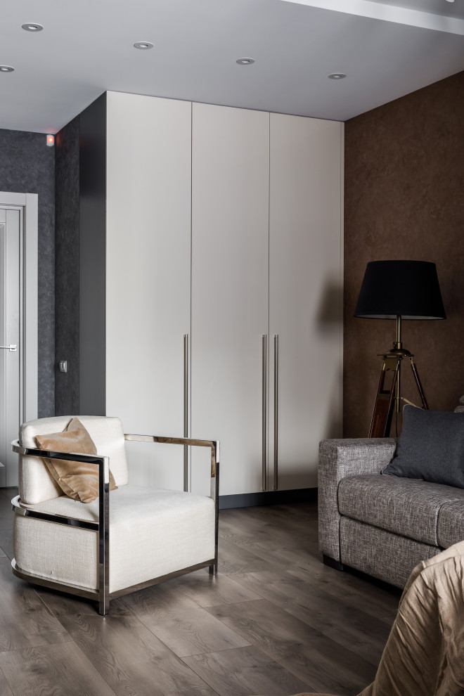 4-х комнатная квартира с черно-белой геометрией