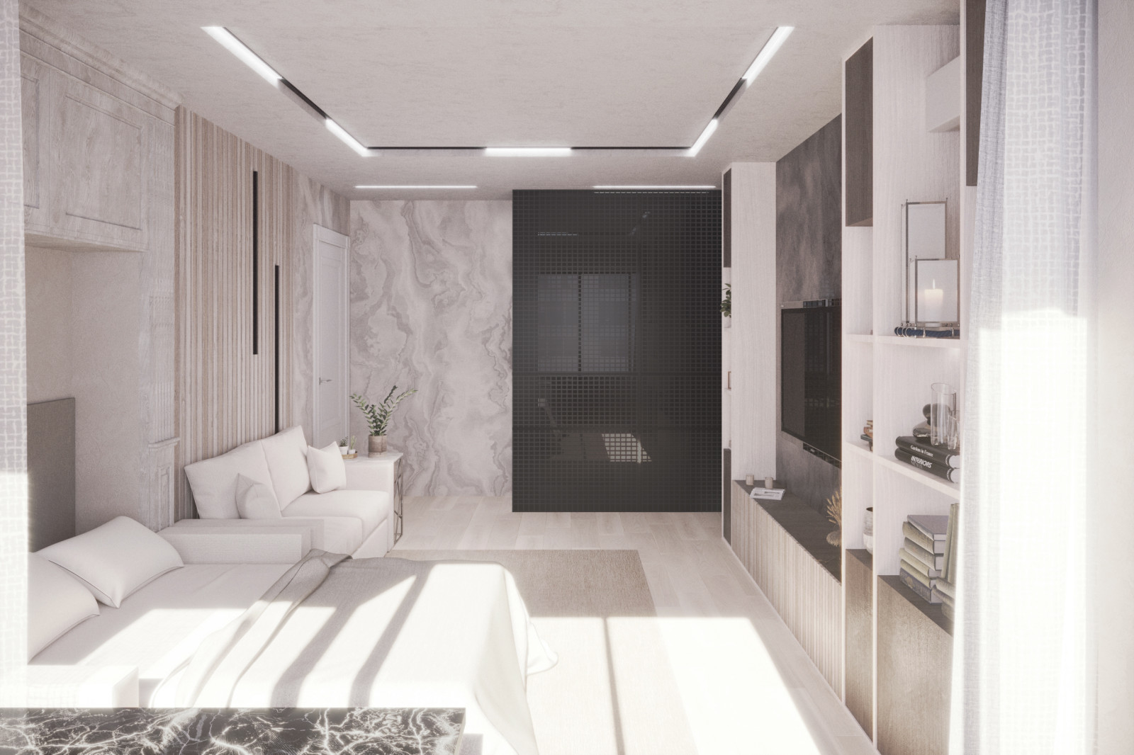 Гостиная в Московской квартире