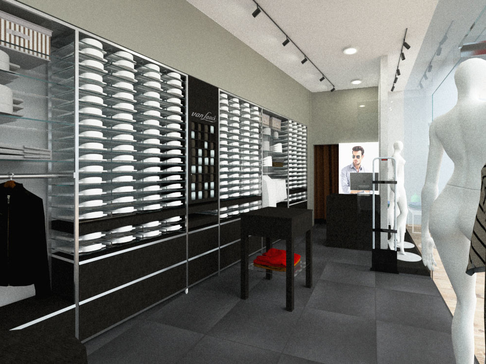 Дизайн-проект брендового магазина Van Laack в Сочи