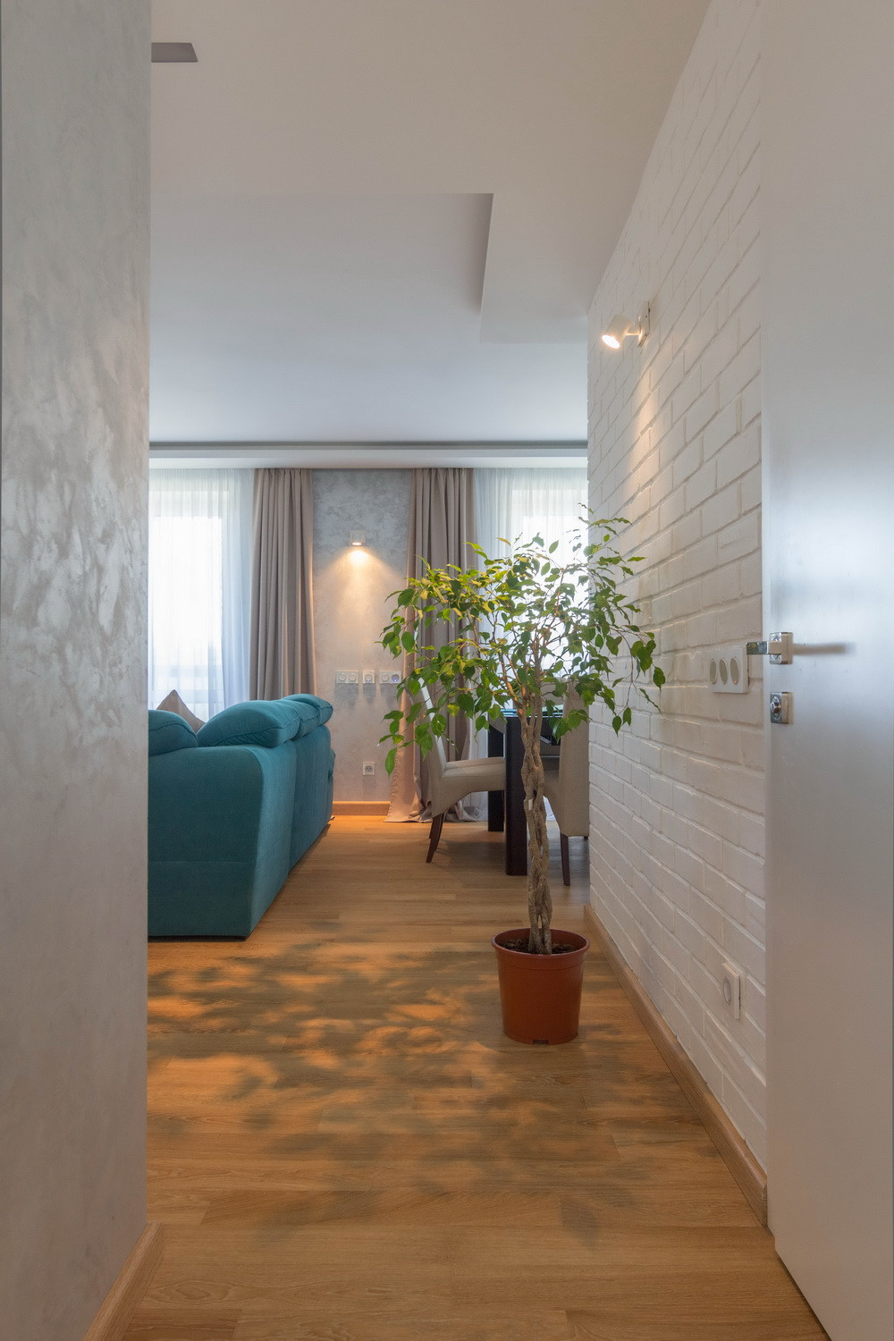 Дизайн интерьера квартиры "Небесная лазурь"