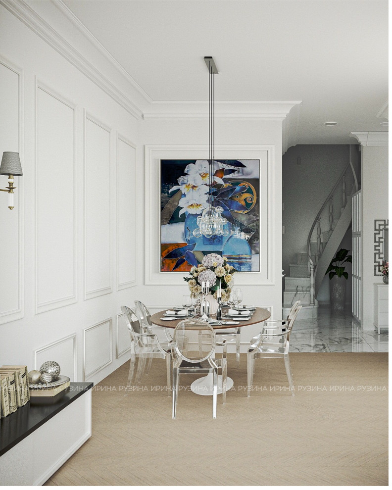 Обложка проекта: двухэтажный дом современная классика