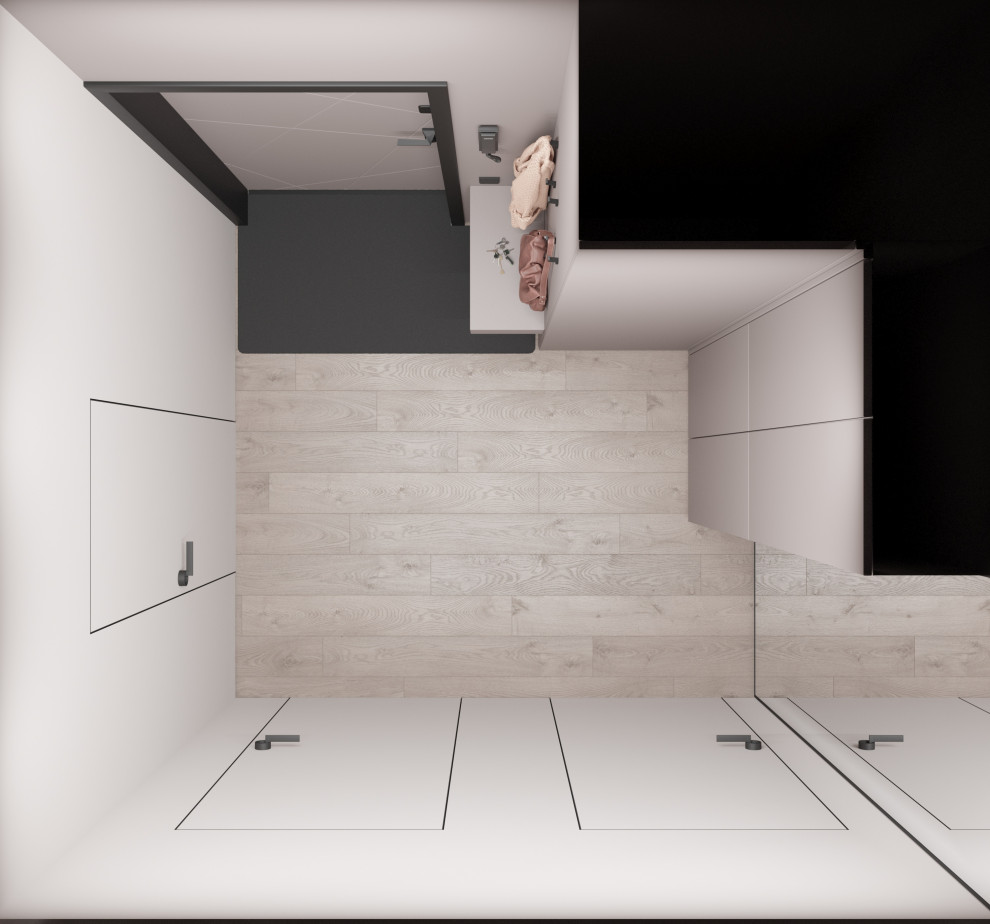 Стильная прихожая в маленькой квартире