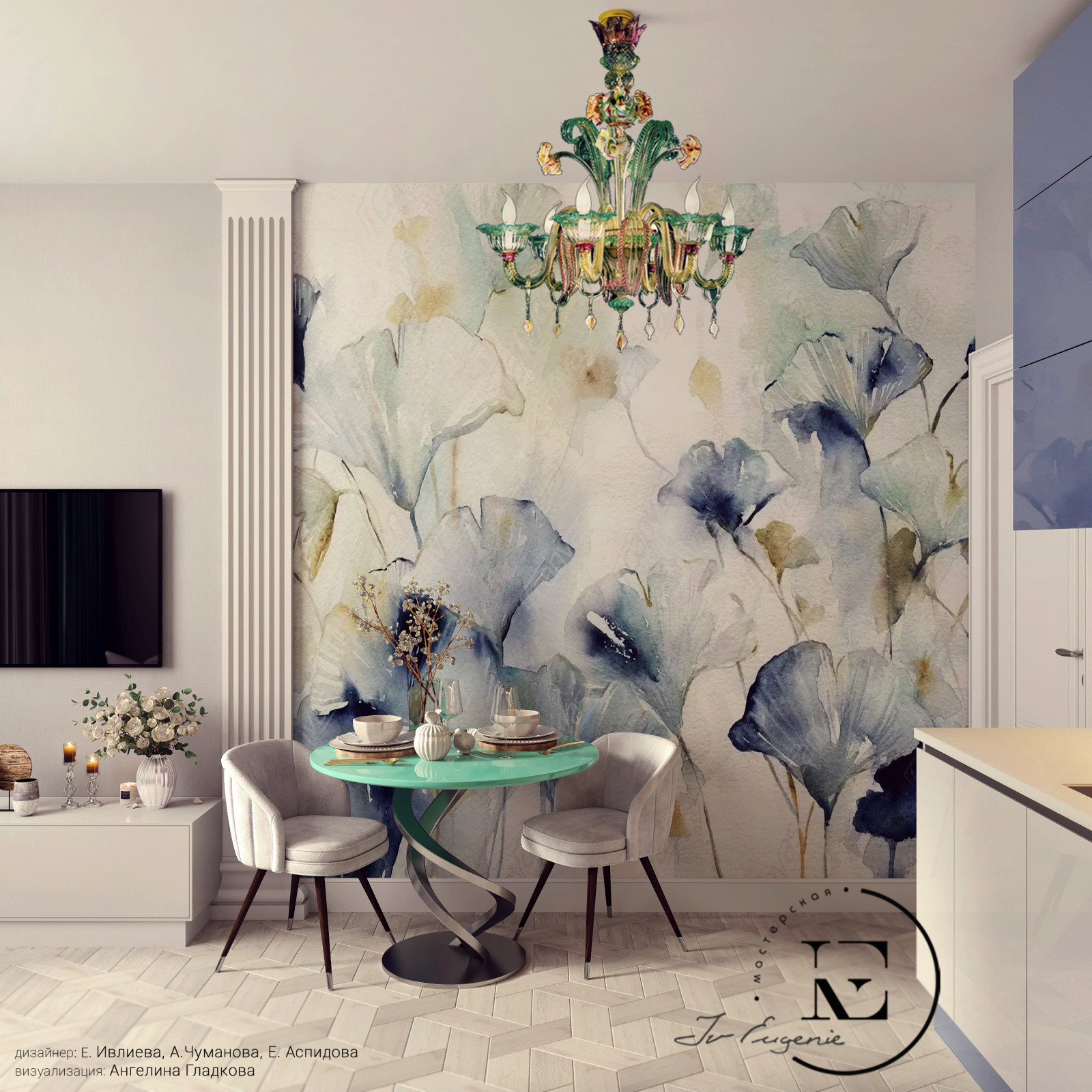 " Морозная роза" в ЖК Береговой