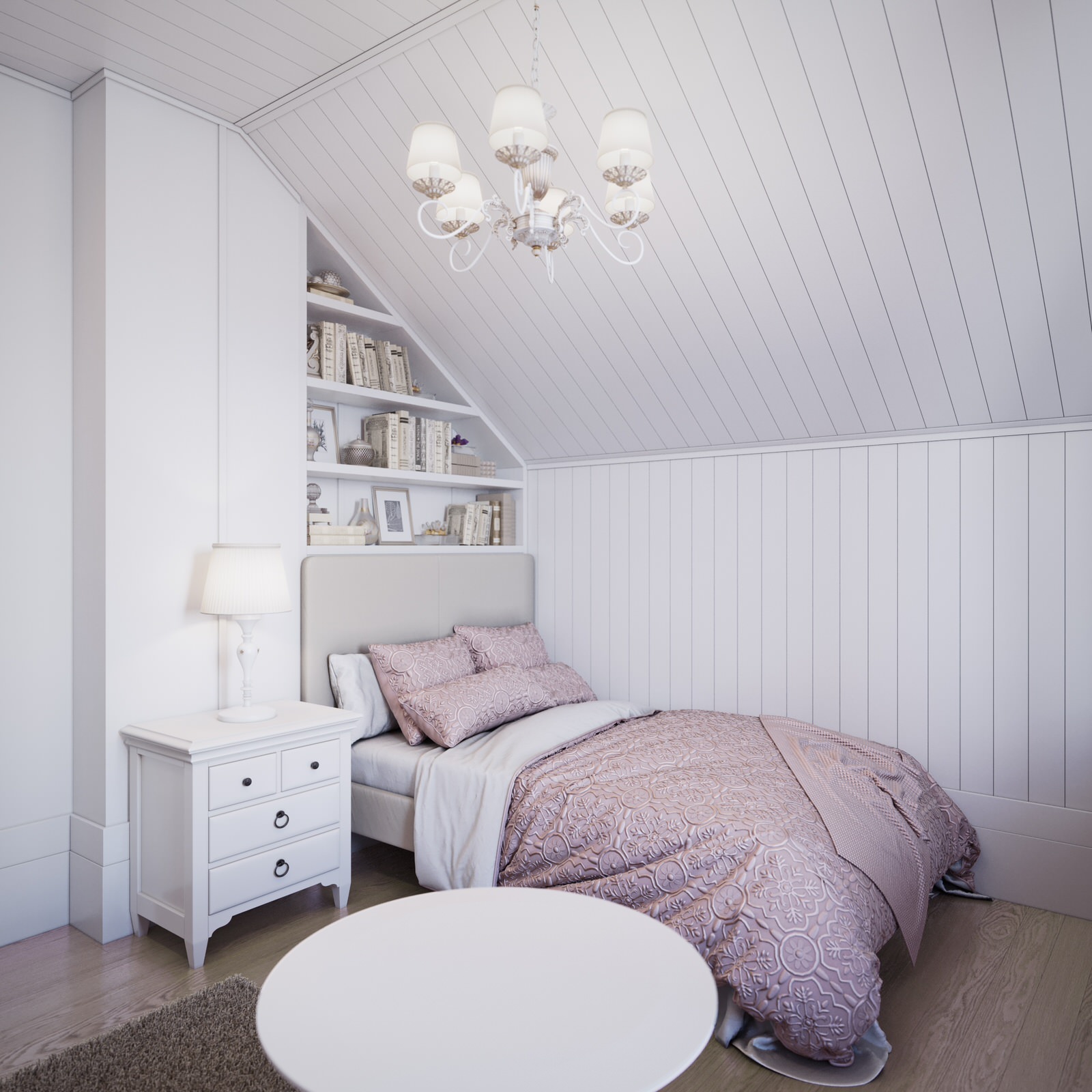 Нежная спальня для девочки в стиле прованс