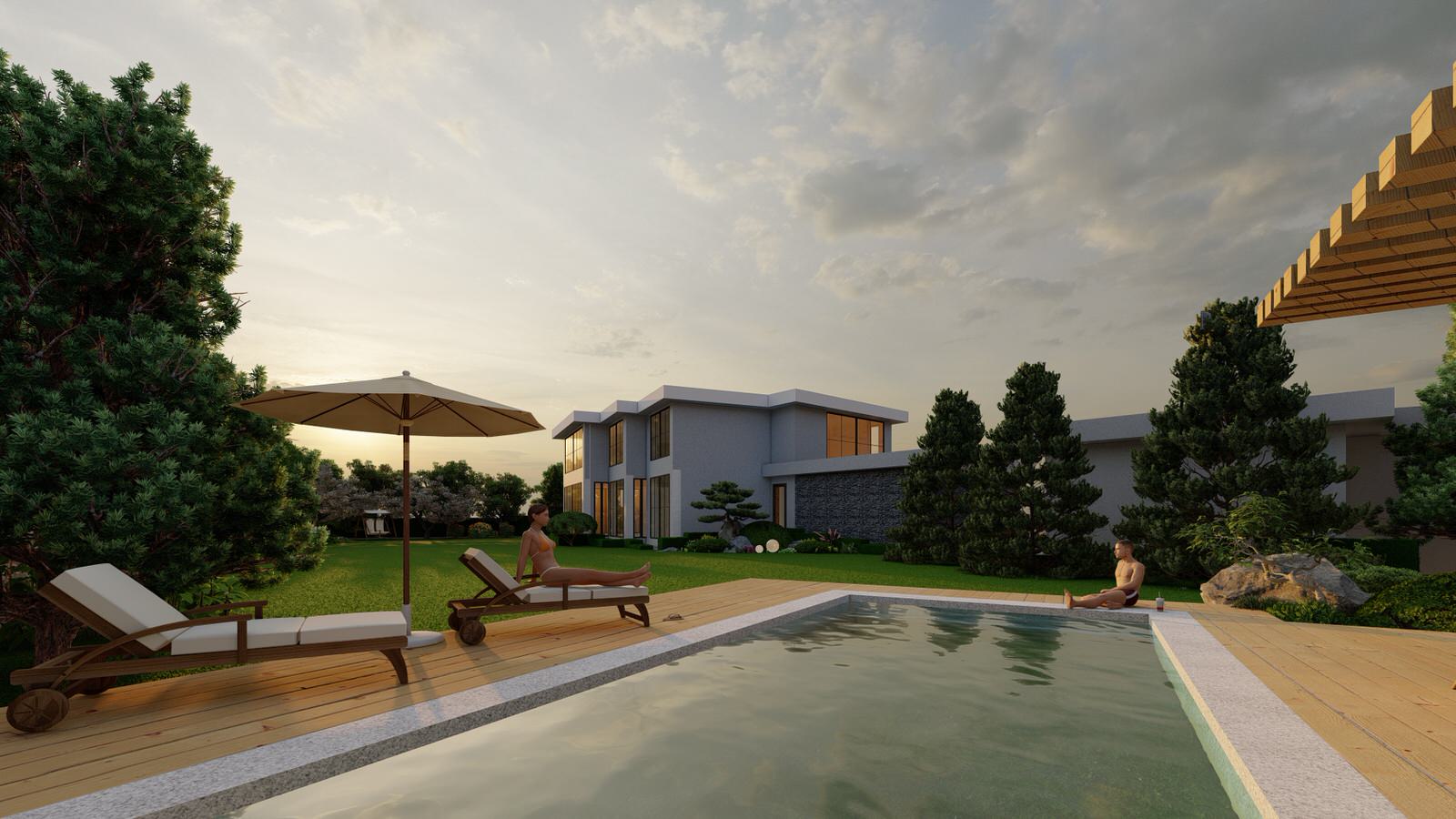 Лаконичный сад. КП Райт Вилладж