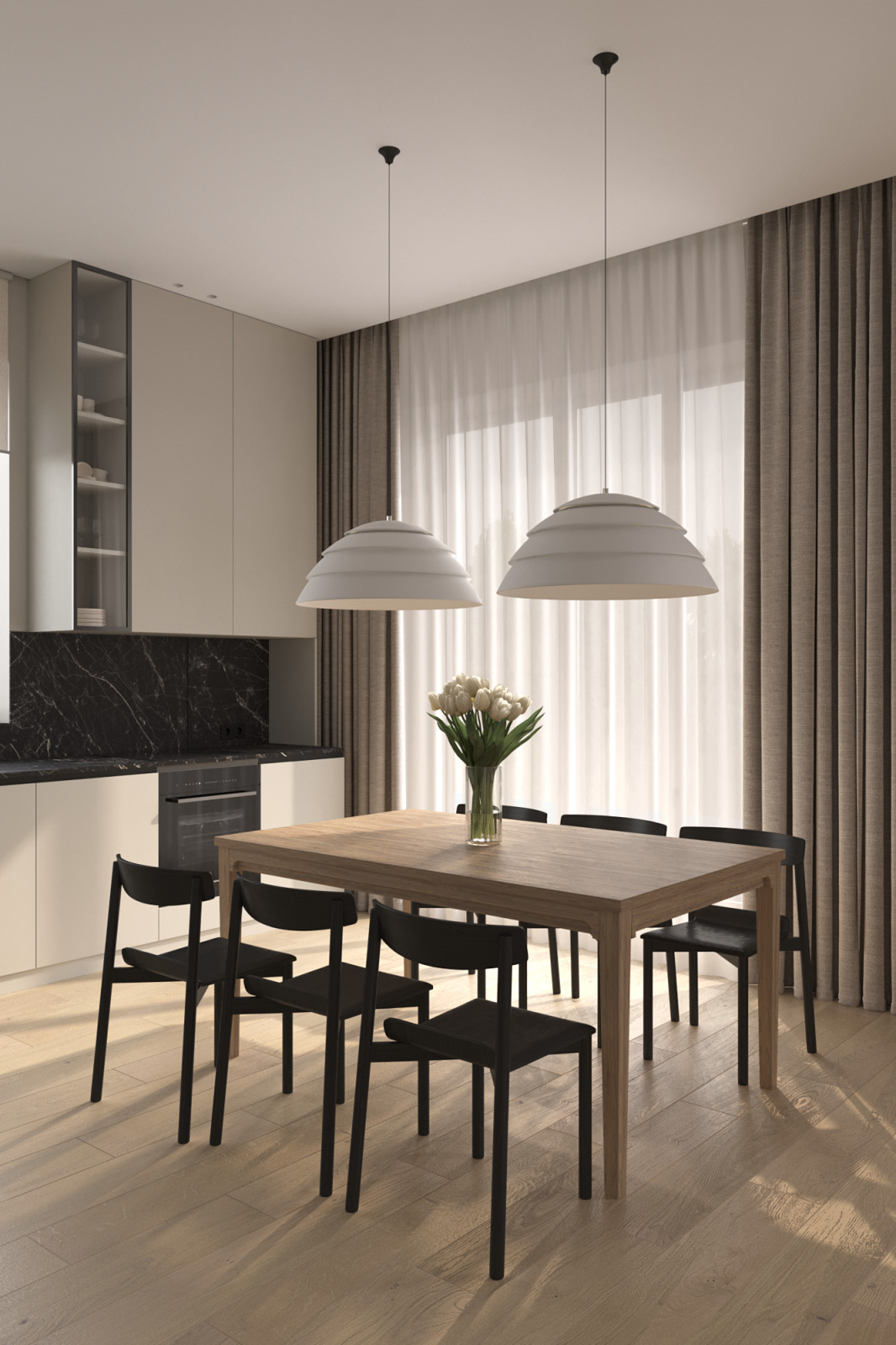 Коттедж в Мытищах, д. Шолохово — современный стиль с элементами минимализма