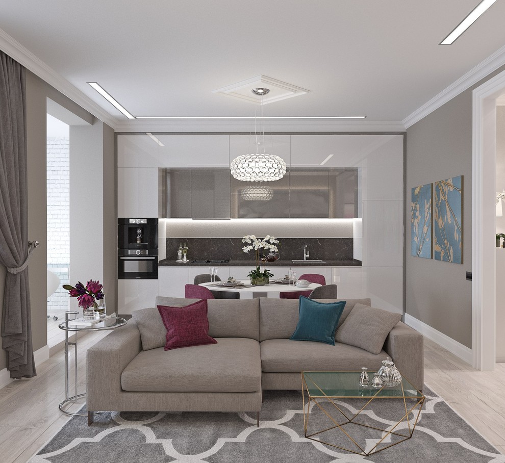 Проект кухни-гостиной в Питере