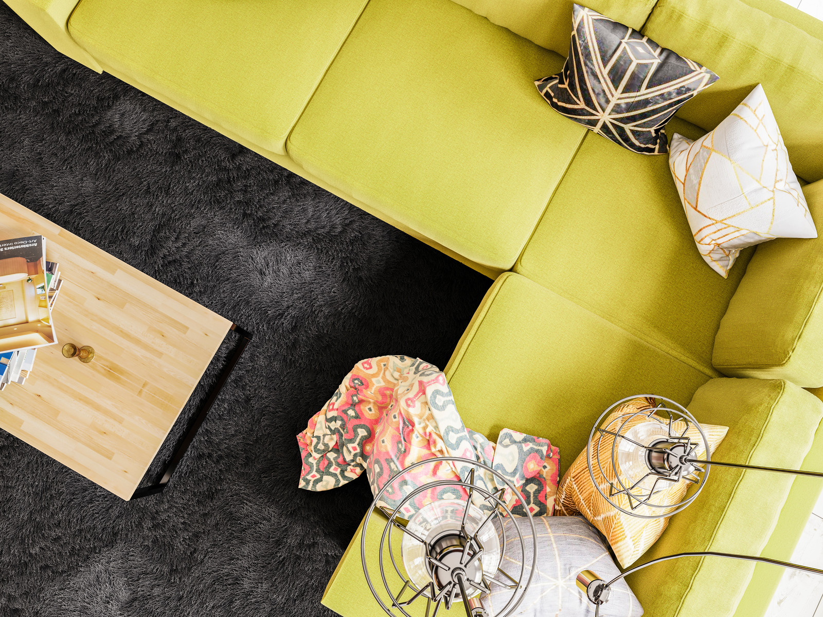 Визуализация Гостиная Gusto ОГОГО Обстановочка