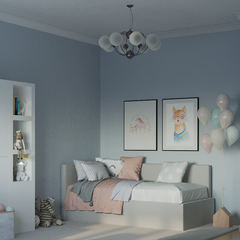 Обложка проекта: Детская комната в современном стиле