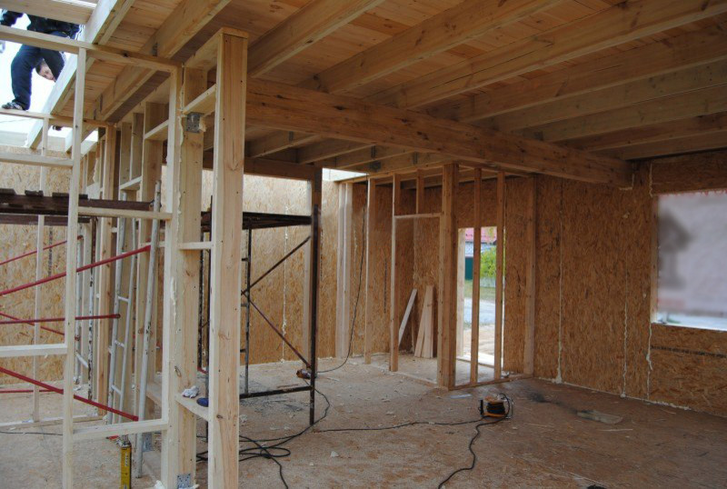 Индивидуальный двухэтажный жилой дом в г. Кохма, этапы строительства