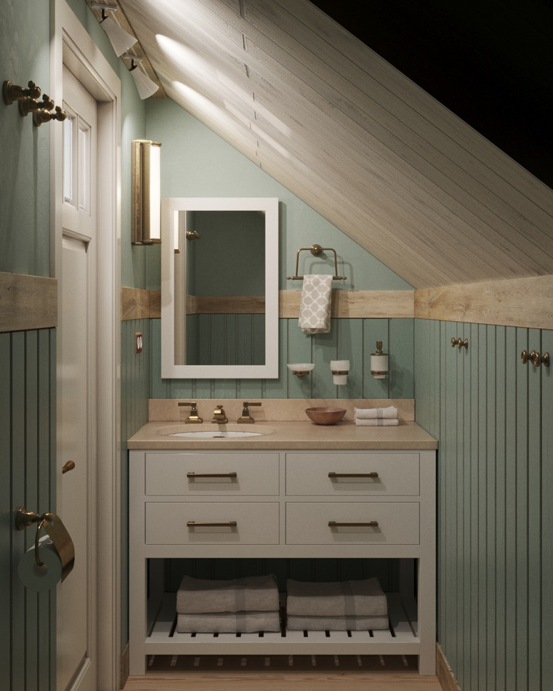 Загородный дом с мансардой