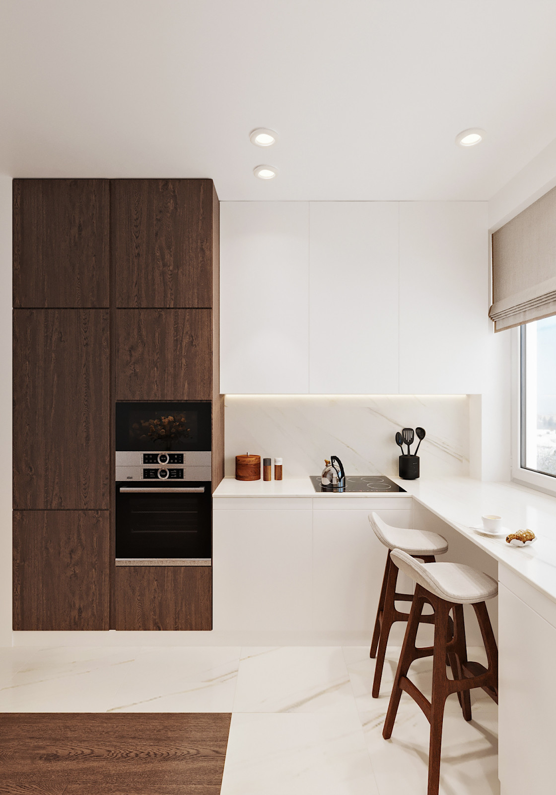 Европейский минимализм. Кухня.