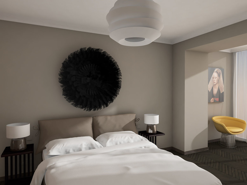 Интерьер спальной комнаты.